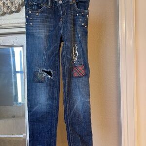 Polo by Ralph Lauren Kids Blue Jeans with Patchwork